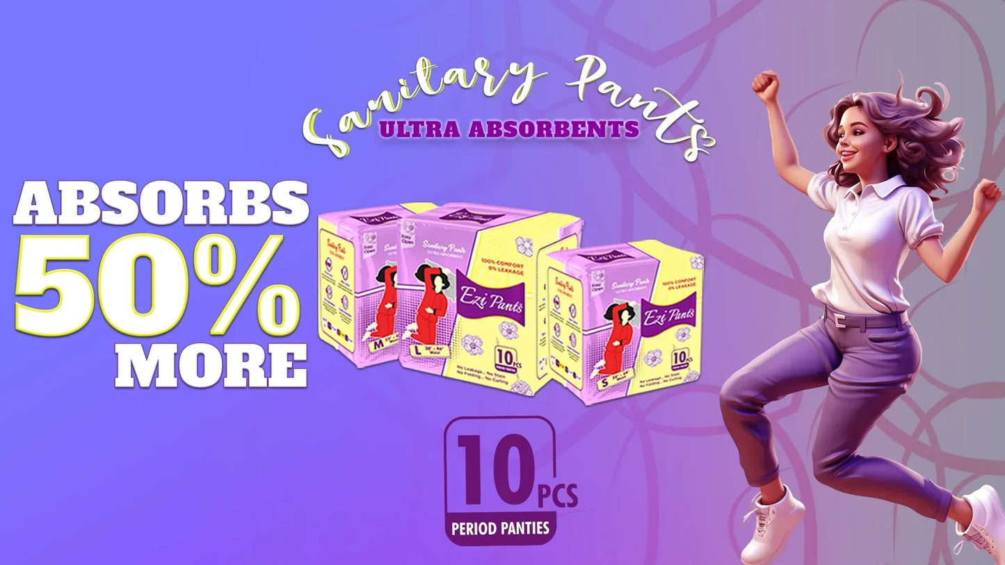 Pack of 10 Ezi-Pants - Protection upto 12 hours
