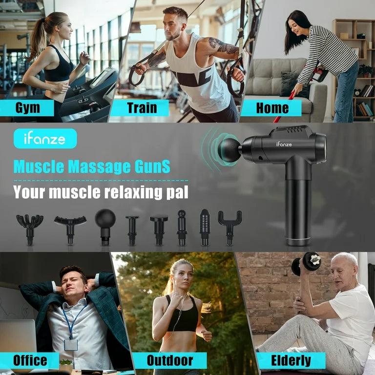 6 in 1 Multifunctional Full  Electric Body Massager