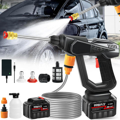 Rechargeable High Pressure Washer Gun for car and solar panels