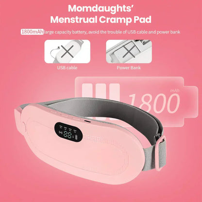 2-in-1 Period Pain Relief Belt & Heating Massager