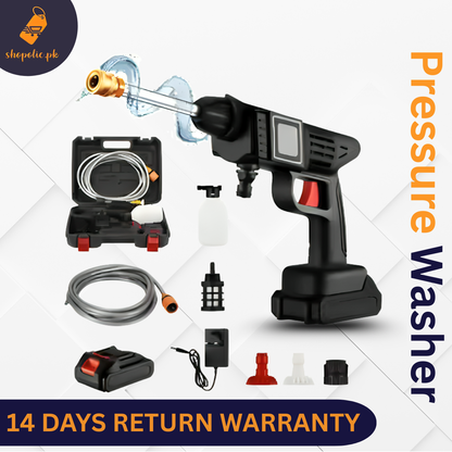 Rechargeable High Pressure Washer Gun for car and solar panels
