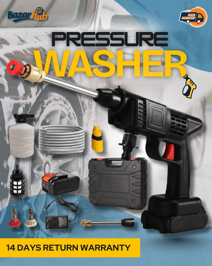 Rechargeable High Pressure Washer Gun for car and solar panels