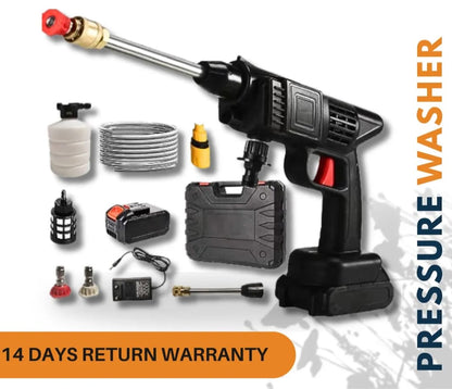 Rechargeable High Pressure Washer Gun for car and solar panels