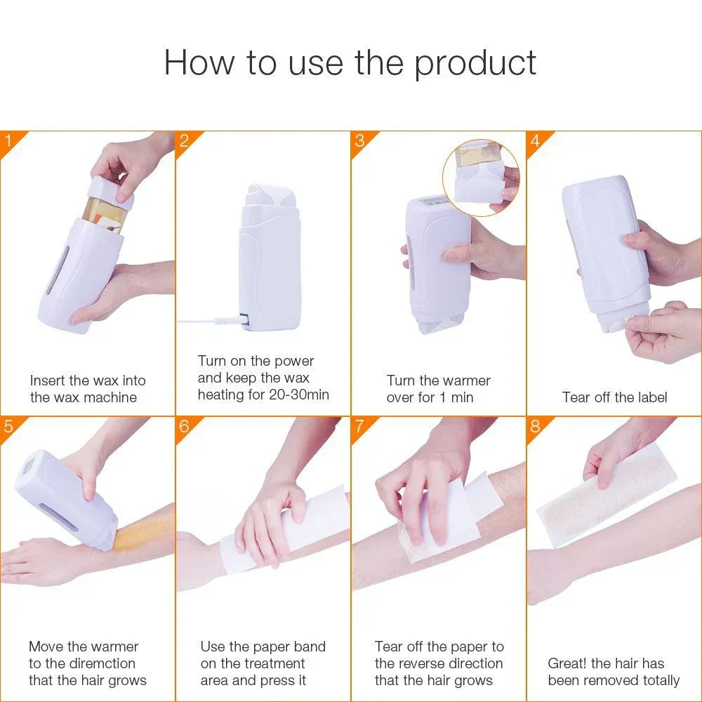 Depilatory Wax Roller