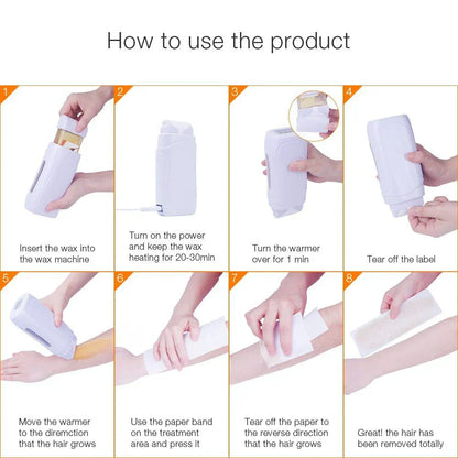 Depilatory Wax Roller